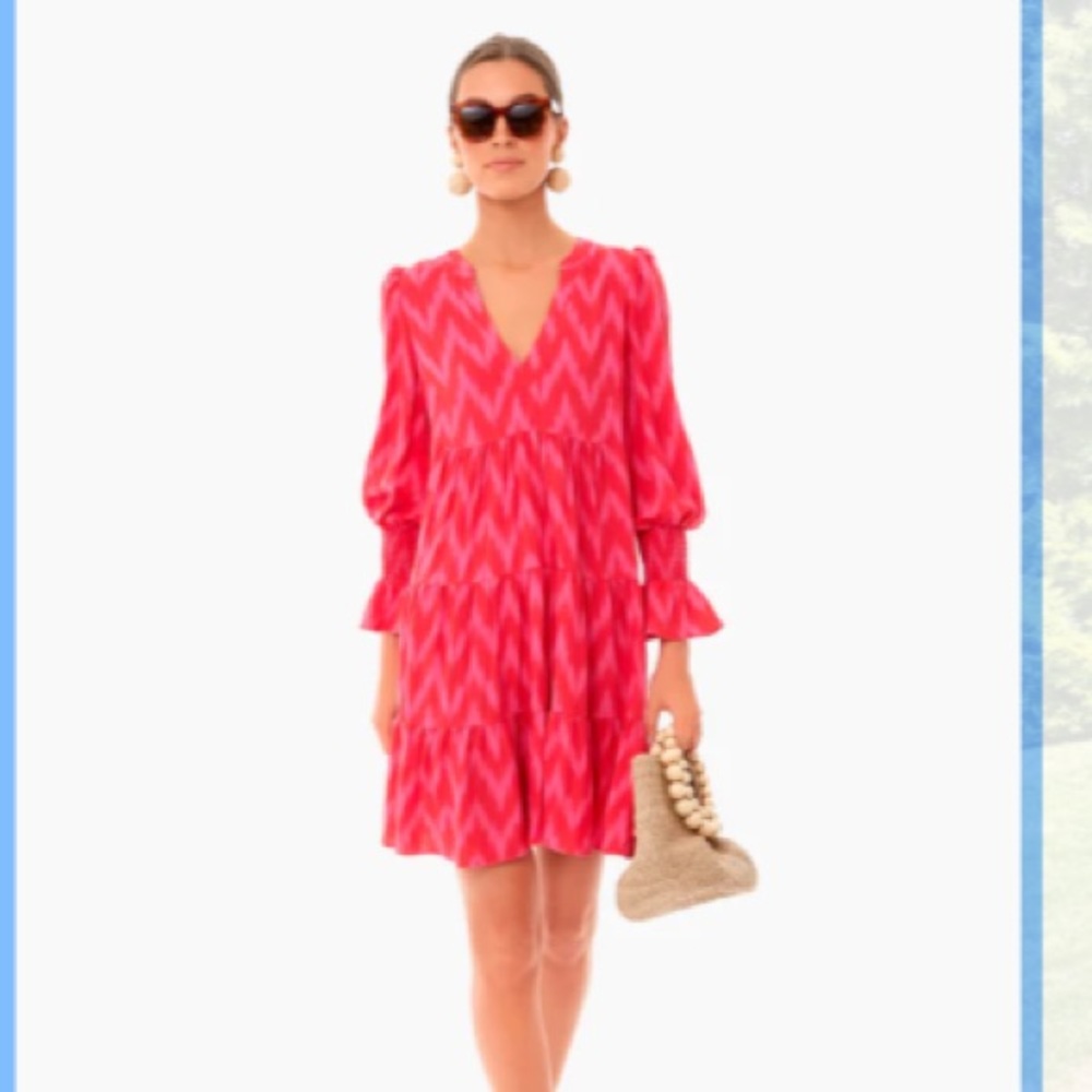 NWOT Tuckernuck Pomander Place pink Kenzo dress S